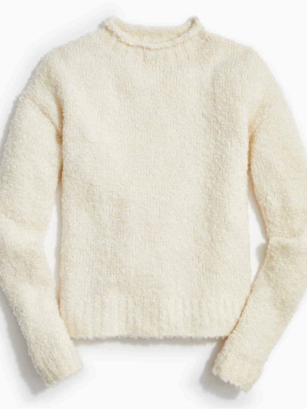 J. Crew Boucle Mockneck Sweater